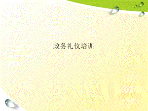 政务礼仪培训课件.ppt