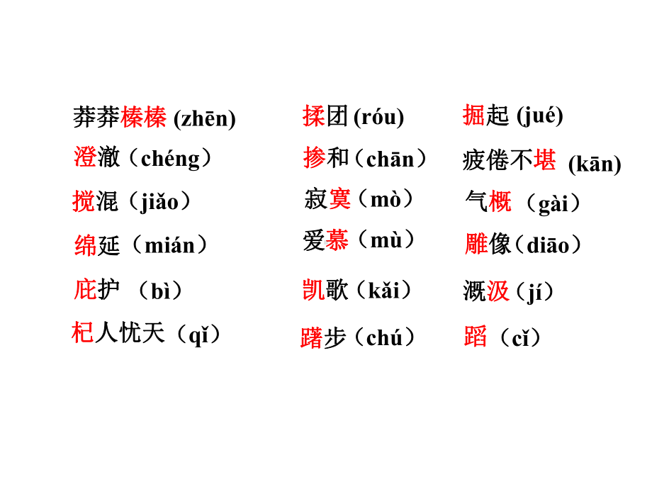 部编人教版语文七年级上册第六单元复习ppt课件.ppt_第3页