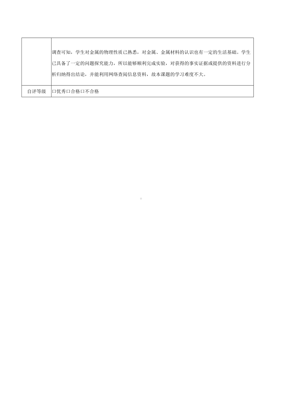 《金属材料》学情分析方案.docx_第2页