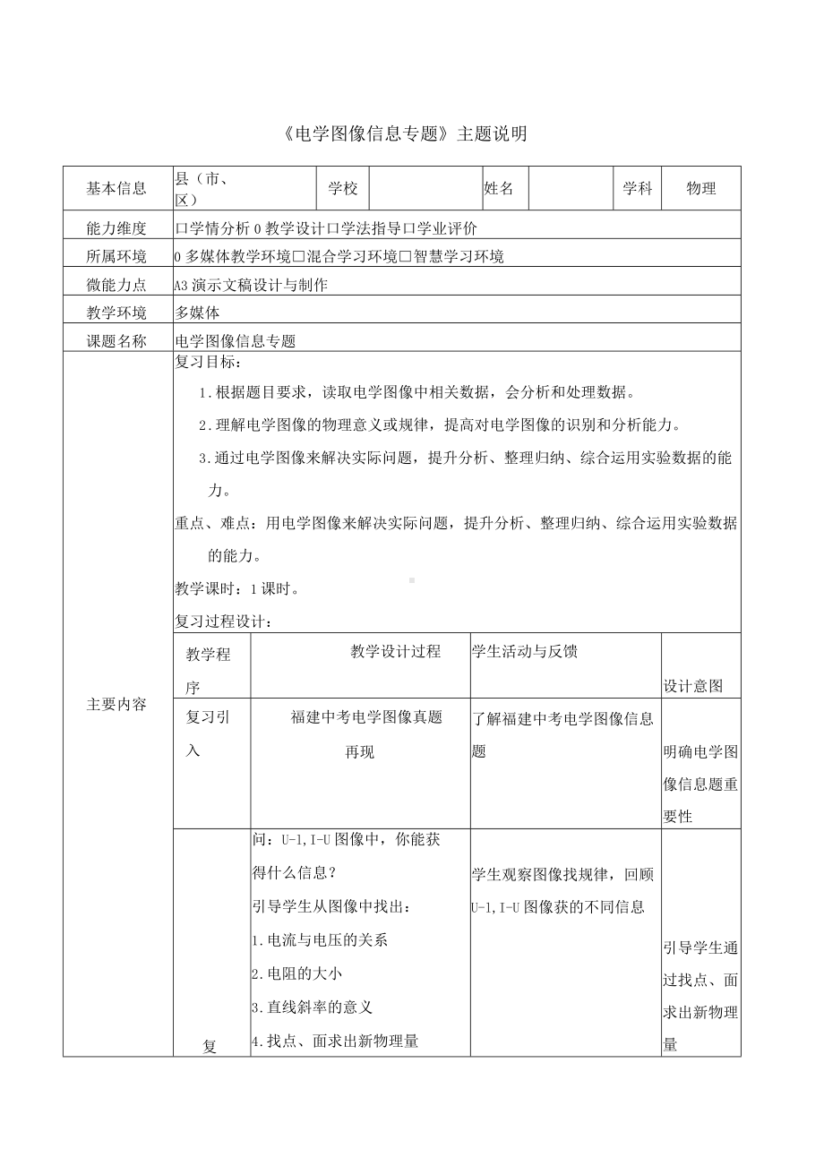 A3-1《电学图像信息专题》主题说明.docx_第1页