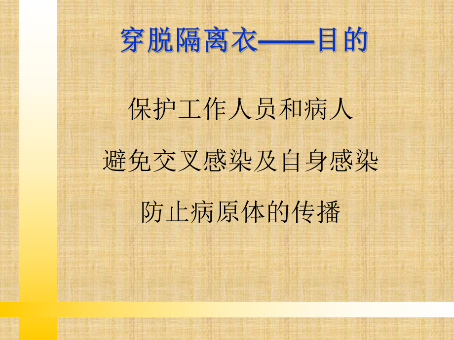 穿脱隔离衣及注意精编PPT课件.ppt_第3页