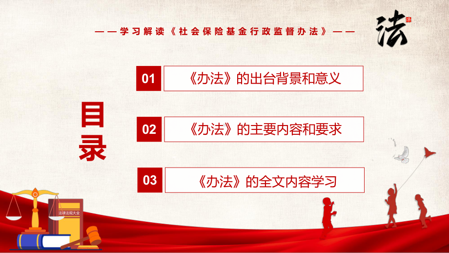 培训课件最新发布2022年新制订的《社会保险基金行政监督办法》PPT.pptx_第3页