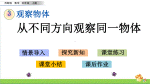 苏教版四年级数学上3.1从不同方向观察同一物体课件.pptx