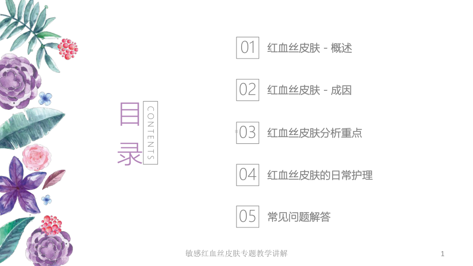 敏感红血丝皮肤专题教学讲解培训课件.ppt_第1页