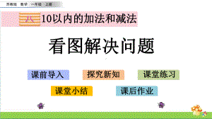 苏教版数学一年级上课件8.9看图解决问题.pptx