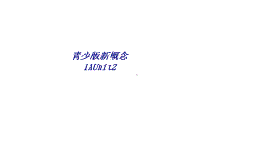 青少版新概念1AUnit2-专题培训课件.ppt（无音视频）