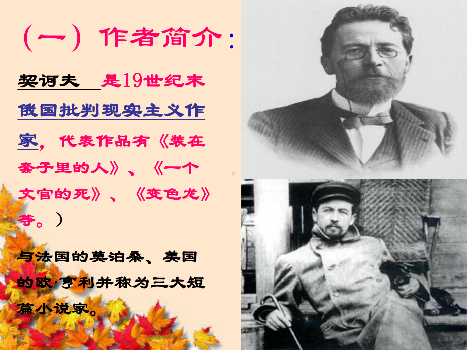 高中语文-一个文官之死-教学课件粤教版选修-短篇.ppt_第2页