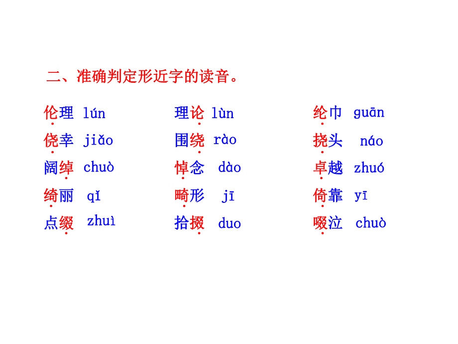 优质课年中考专题复习《字音、字形》课件(42张PPT).ppt_第3页