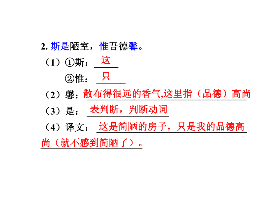 中考语文文言文教材知识梳理：陋室铭精选教学PPT课件.ppt_第3页