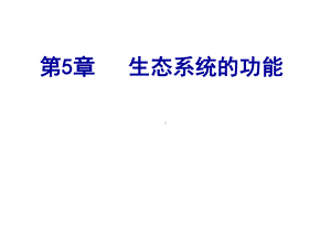 生态系统的功能课件(公开课).ppt