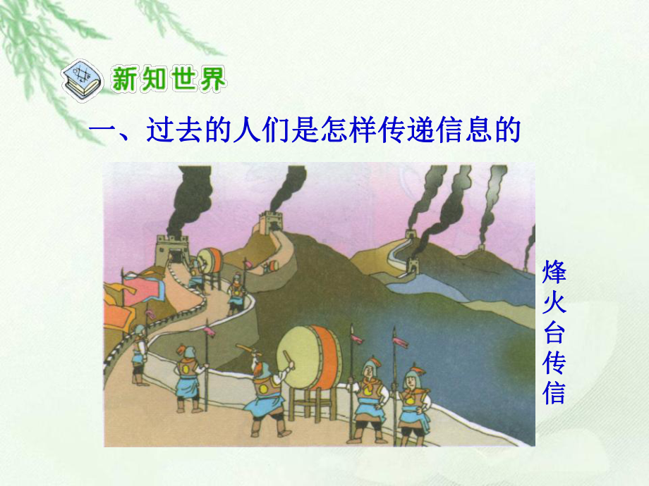 《从烽火台到互联网》通信与生活-精品课件.ppt_第2页