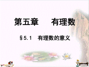 上海市松江区六年级数学下册-5.1-有理数的意义课件-沪教版五四制.ppt