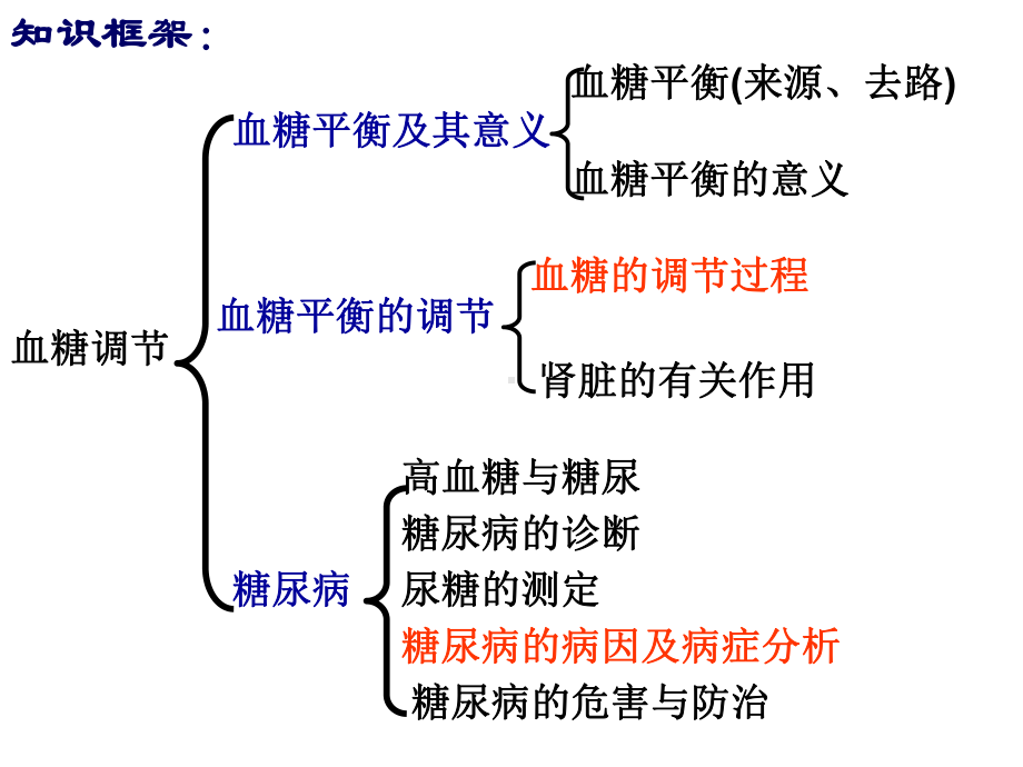 人教版教学血糖的调节(复习课)-PPT课件.ppt_第2页