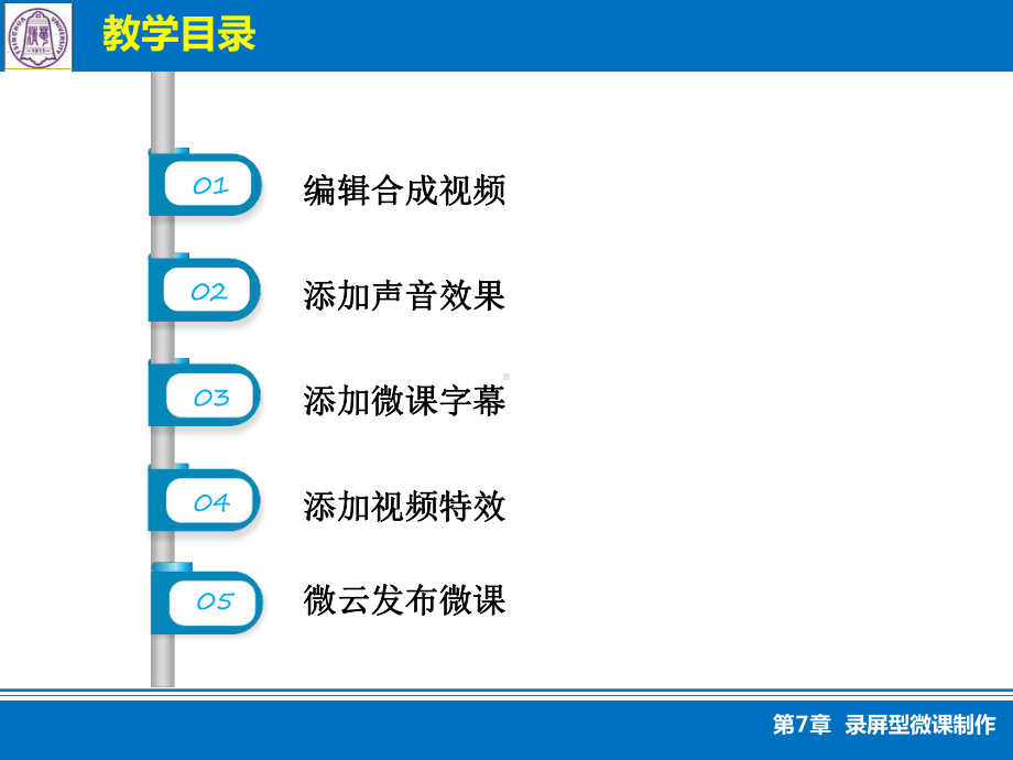 《微课制作实例教程》课件第7章微课后期处理.ppt.ppt_第3页