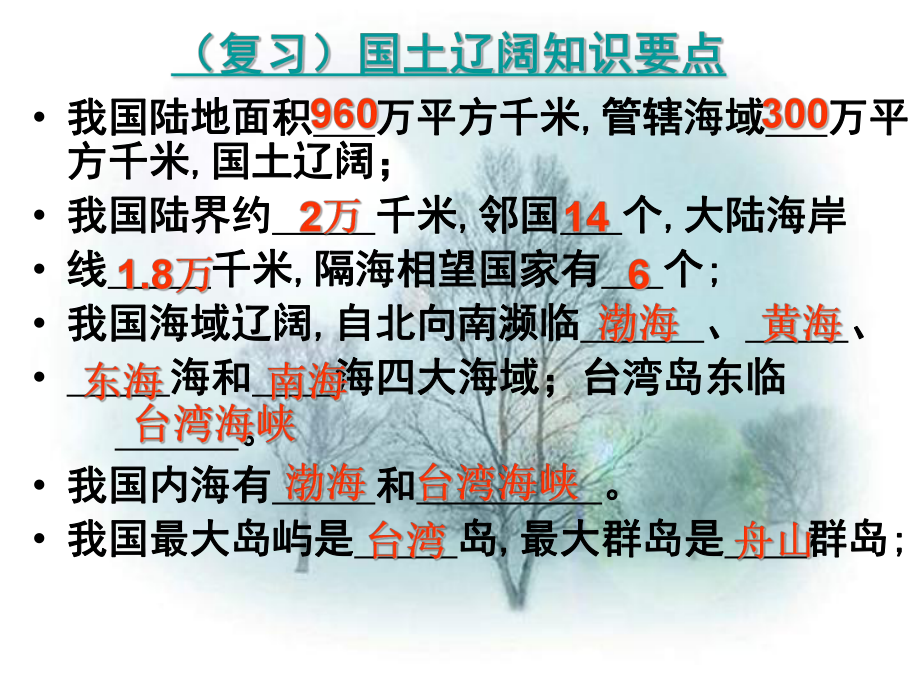 八年级上册地理总复习课精品课件.ppt_第3页