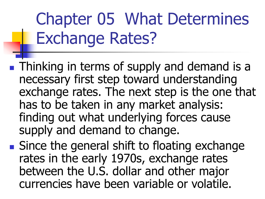 国际金融课件chap05-Whata-Determines-Exchange-Rates.ppt_第1页