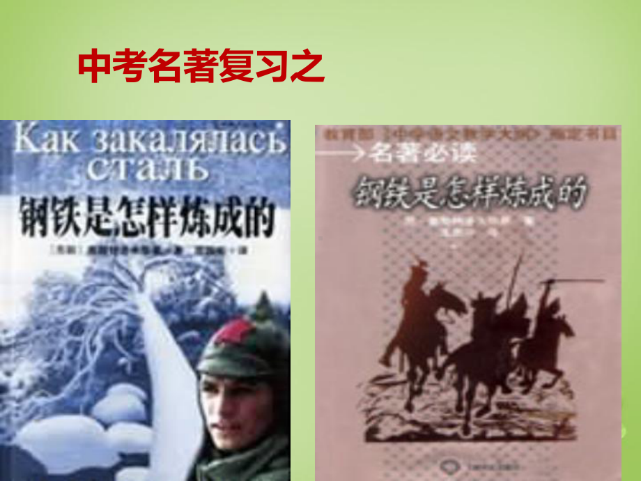 中考语文名著复习之《钢铁是怎样练成的》课件新人教版..ppt_第3页