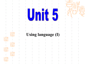 高一英语人教必修四课件：Unit5-2-Reading-speaking-and-writing.ppt（无音频视频）