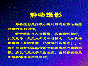 静物摄影-PPT课件.ppt