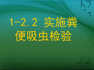 1-2.2实施粪便吸虫检验PPT课件.ppt