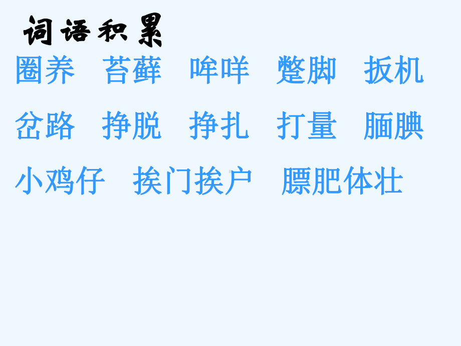 湖北省武汉为明学校高中语文第六单元11牲畜林课件新人教版外国小说欣赏.ppt_第2页