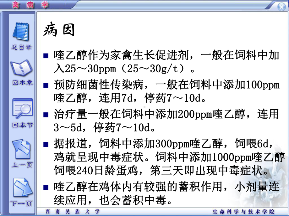 精品课件《禽病学》03喹乙醇中毒.ppt_第2页