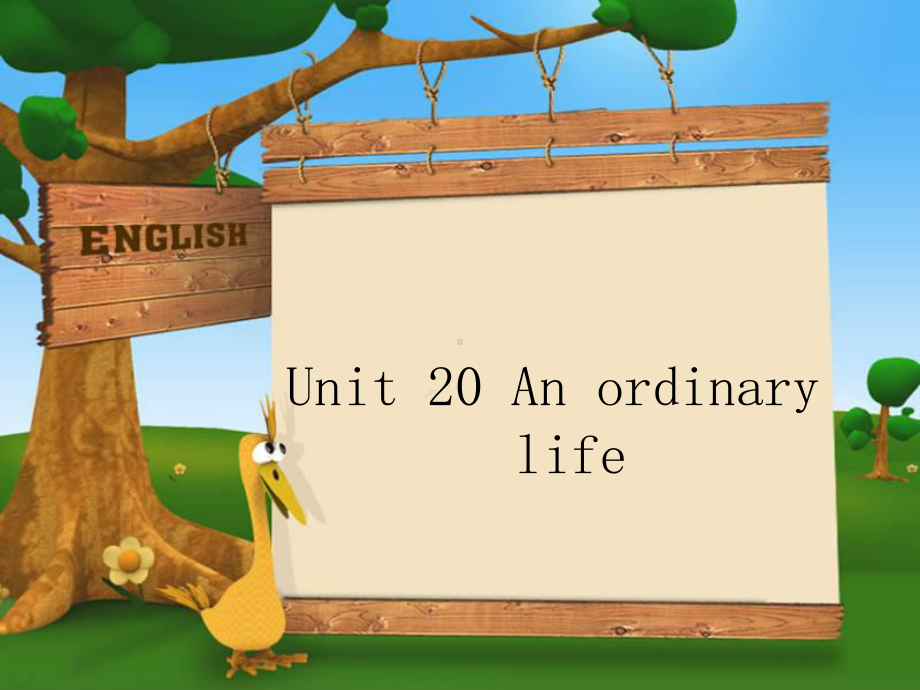 新概念青少版课件2B-Unit-20-an-ordinary-life.ppt_第1页