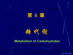 生物化学与分子生物学学习课件：第06章糖代谢-1.ppt