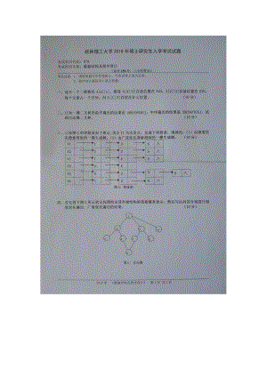 2018年桂林理工大学考研专业课试题878数据结构及程序设计.docx