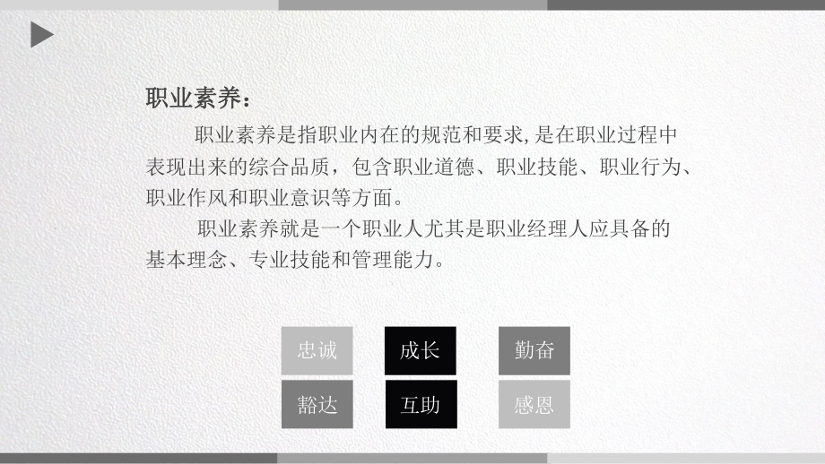 专题课件灰色商务职业素养培训管理人员培训PPT模板.pptx_第2页