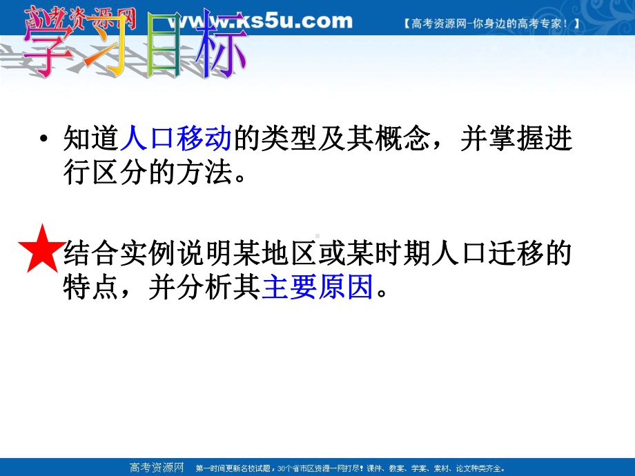 山东省冠县武训高级中学高中地理必修二《12 口迁移与人口流动》课件.ppt_第3页