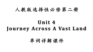 Unit4 单词详解 ppt课件-（2022新）人教版高中英语高二选择性必修第二册.pptx