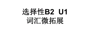 Unit 1 Science and Scientists词汇微拓展 ppt课件-（2022新）人教版高中英语选择性必修第二册高二上学期.pptx