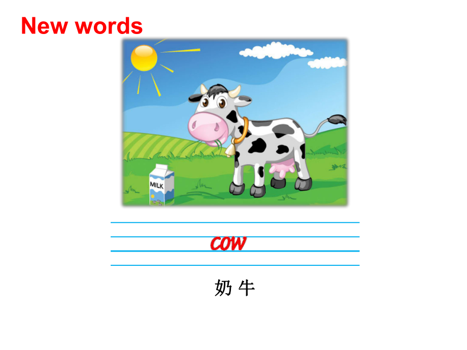 外研版（三年级起点）六年级下册Module3 Unit2 The cows are drinking water. 课件.ppt_第3页