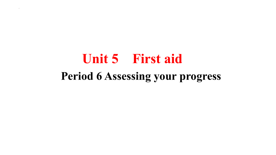 Unit 5 Assessing your progressppt课件-（2022新）人教版高中英语选择性必修第二册.pptx_第1页