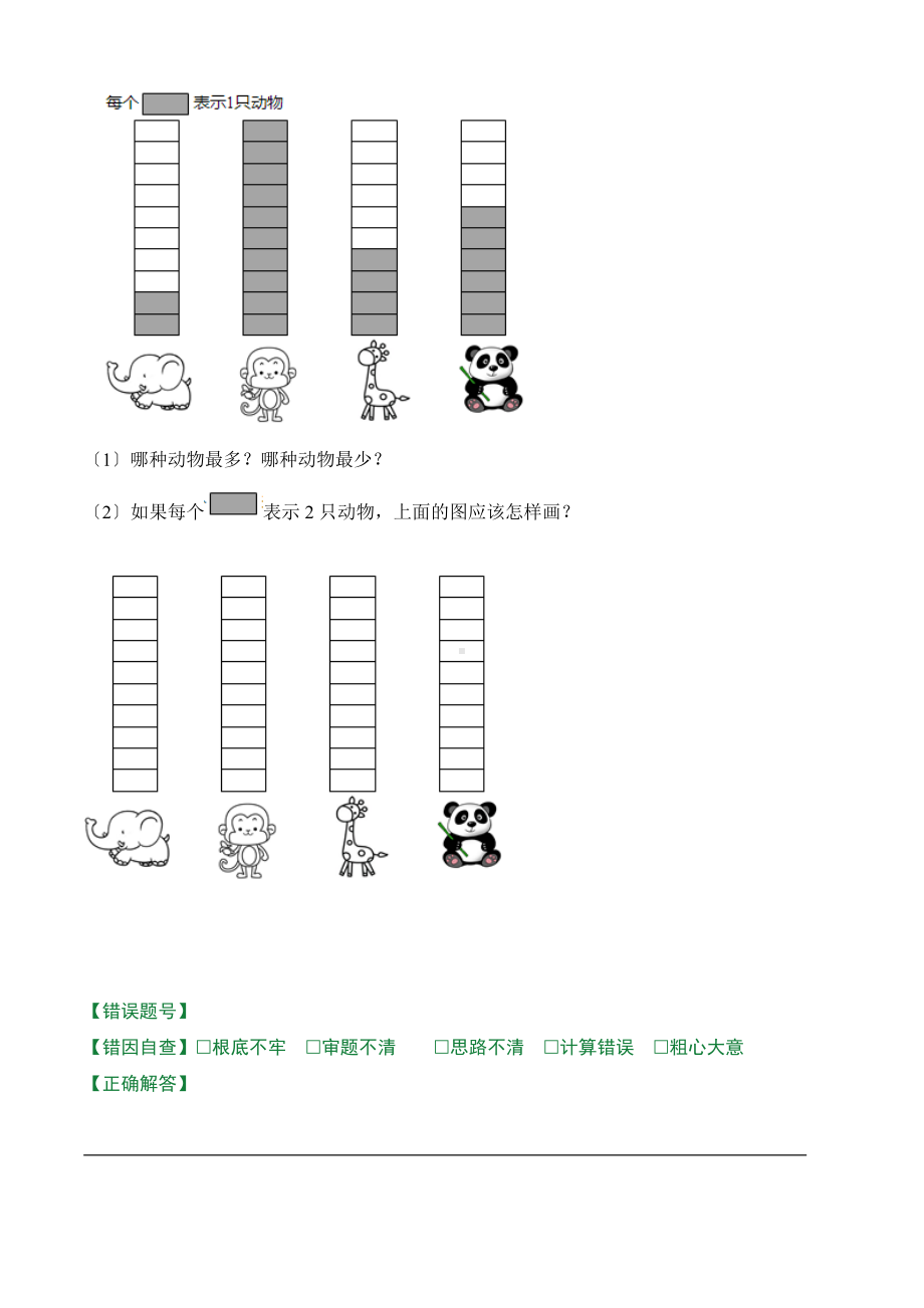 （小卷）第7章 条形统计图（课前预习）人教版数学四年级上册含答案.docx_第3页