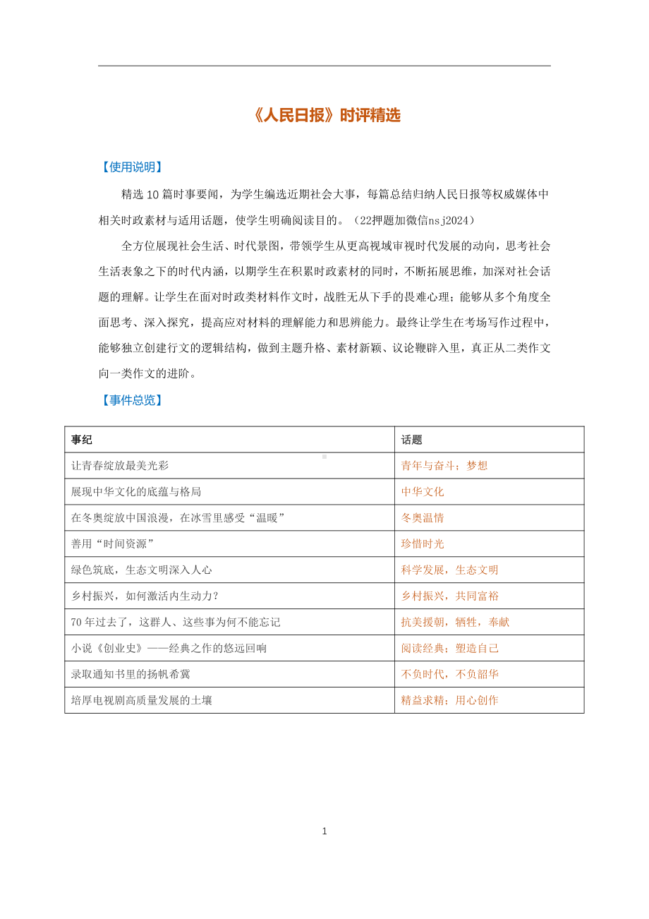 2022年高考作文押题资料03最新人民日报时评精选.pdf_第2页