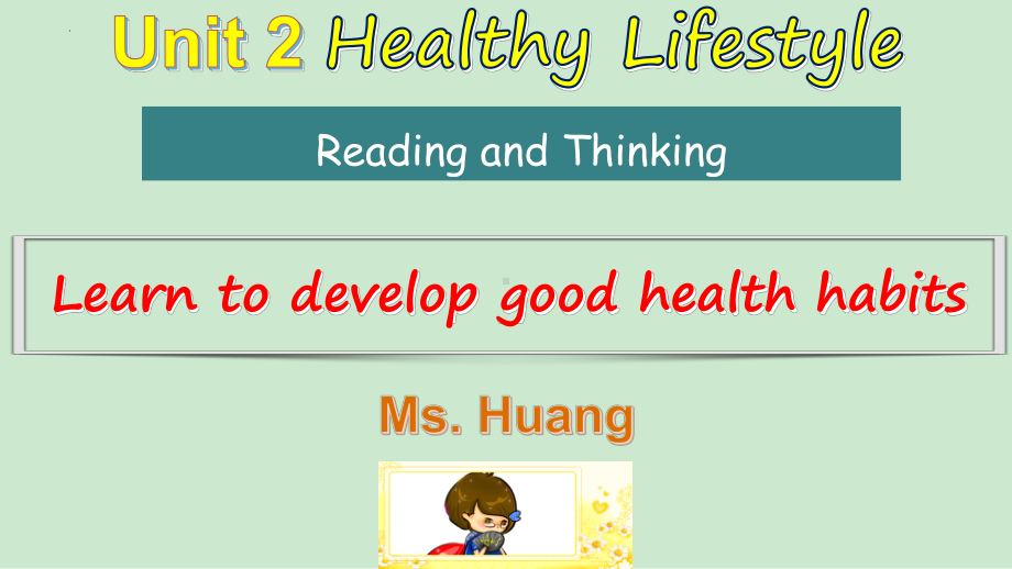 Unit 2 Healthy Lifestyle Reading and thinking ppt课件-（2022新）人教版高中英语选择性必修第三册(1).pptx_第1页