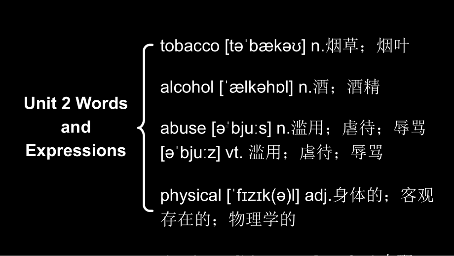 Unit 2 Healthy Lifestyle 快闪记单词 ppt课件-（2022新）人教版高中英语高二选择性必修第三册.pptx_第2页