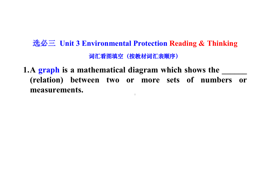 Unit 3 Environmental Protection Reading & Thinking 词汇看图填空 -（2022新）人教版高中英语选择性必修第三册.docx_第1页