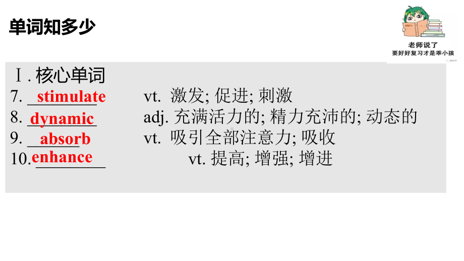 Unit 2 基础复习 ppt课件-（2022新）人教版高中英语选择性必修第三册.pptx_第3页