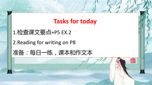 Unit 1 Art Reading for writing ppt课件-（2022新）人教版高中英语选择性必修第三册.pptx