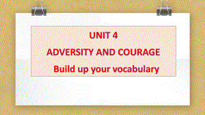 Unit4 Build up your vocabulary ppt课件 -（2022新）人教版高中英语选择性必修第三册 (2).pptx