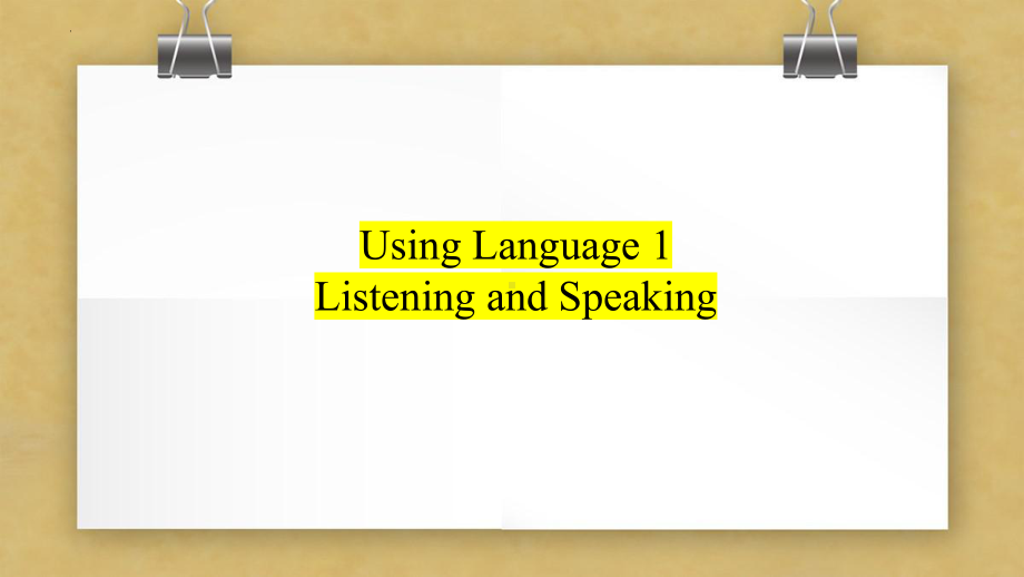 Unit 1 Art Listening and Speaking ppt课件-（2022新）人教版高中英语选择性必修第三册.pptx_第1页