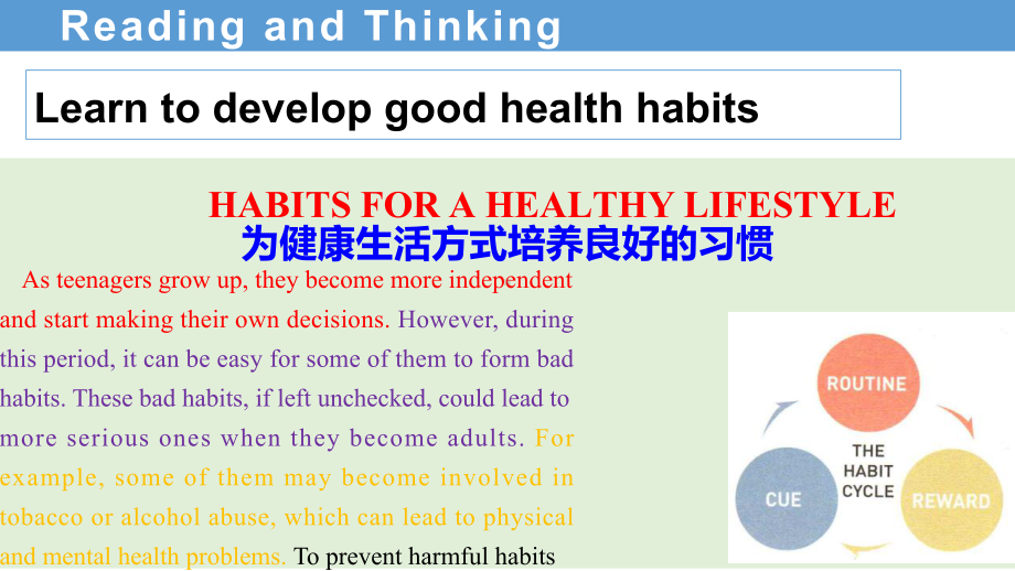 Unit 2 Healthy lifestyle Reading and Thinking ppt课件-（2022新）人教版高中英语高二选择性必修第三册.pptx_第3页