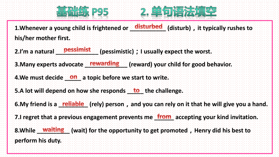 Unit 2 Healthy Lifestyle 单元练习 ppt课件-（2022新）人教版高中英语选择性必修第三册.pptx_第3页