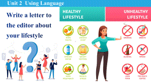 Unit2 Healthy Life style UsingLanguage-Writing ppt课件-（2022新）人教版高中英语选择性必修第三册 .pptx