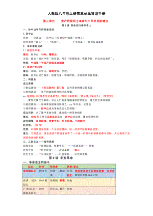 八上历史期末考点第三单元背诵复习.pdf