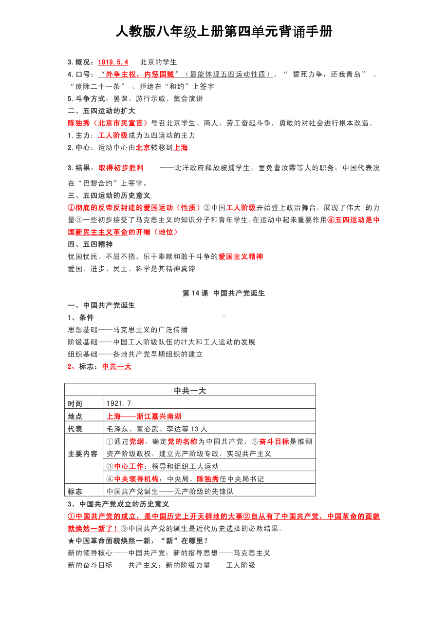 八上历史期末考点第四单元背诵资料.pdf_第2页