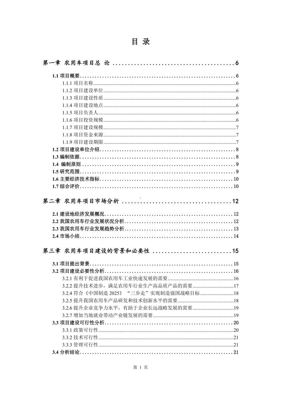 农用车项目可行性研究报告建议书案例.doc_第2页